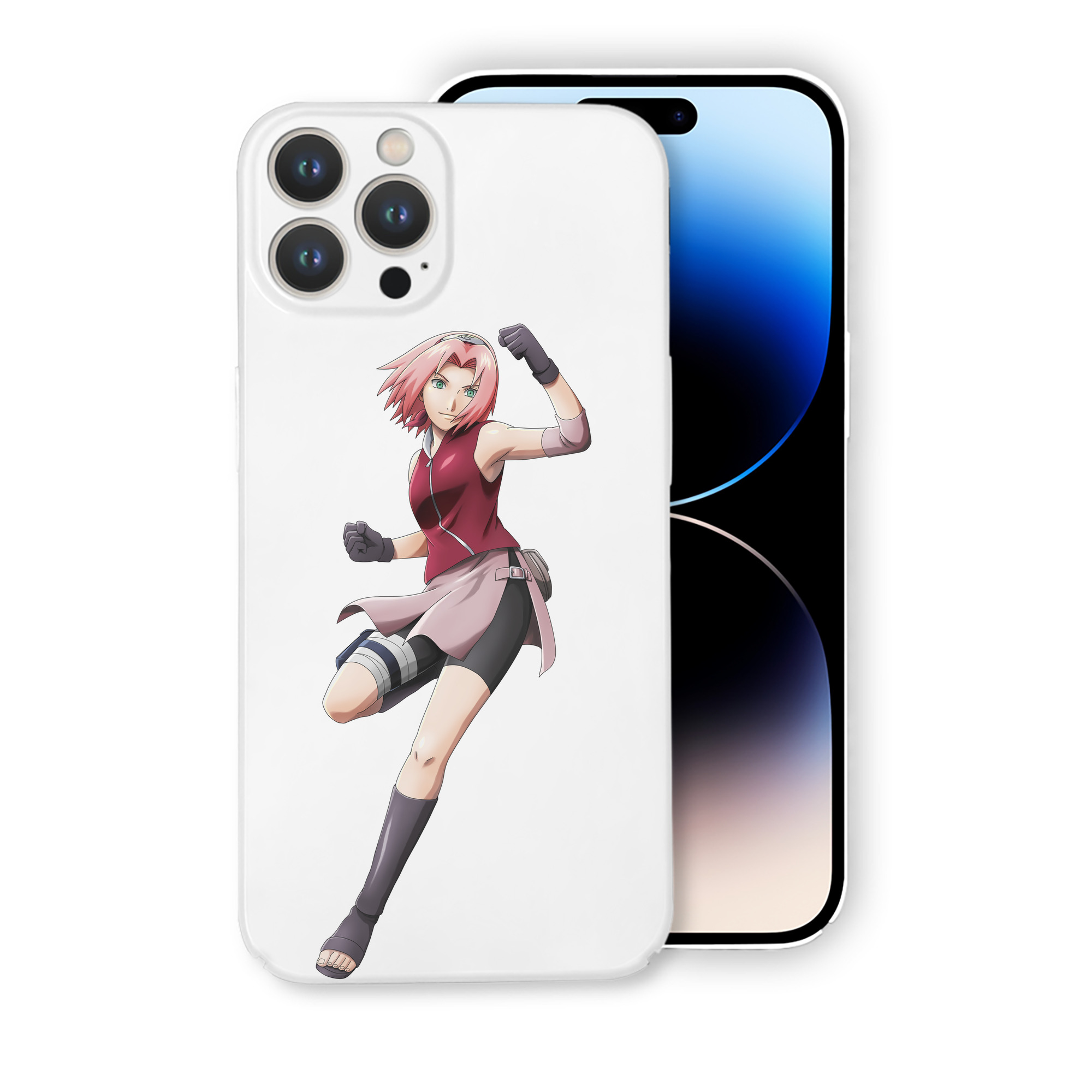 （画像用） NARUTO -ナルト- 春野サクラ Haruno Sakura 【iPhone 14シリーズ対応】ハードケース